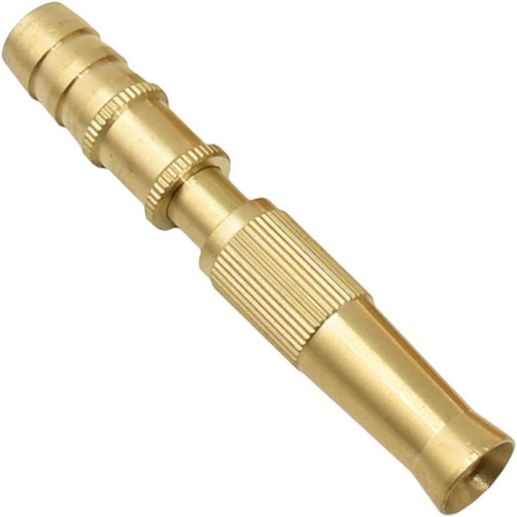 Gardening Watering System Tools 15 Pieces of Brass Variable Flow Direct Injection High Pressure Water Gun 1/2 Inch Hose 16 Mm Nipple Connector Irrigation Car Wash Nozzle (Color : 1I2 Hose)