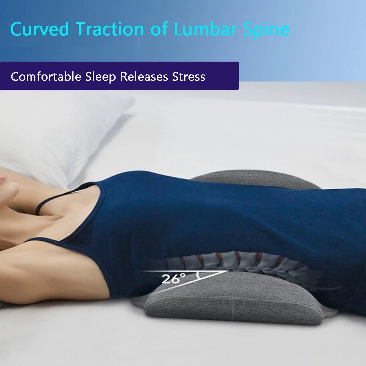 Tiefenmassagegerät Ergonomische Rückenstütze Lendenwirbel-massagegerät