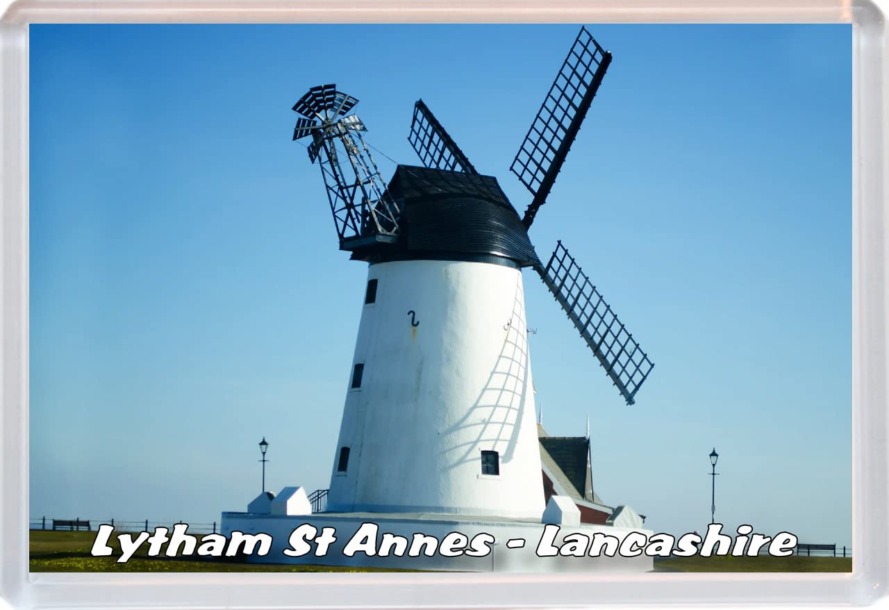 Baked Bean Store Lytham St Annes - Lancashire - 96 x 67mm Jumbo Fridge Magnet/Magnets BBSFHM334