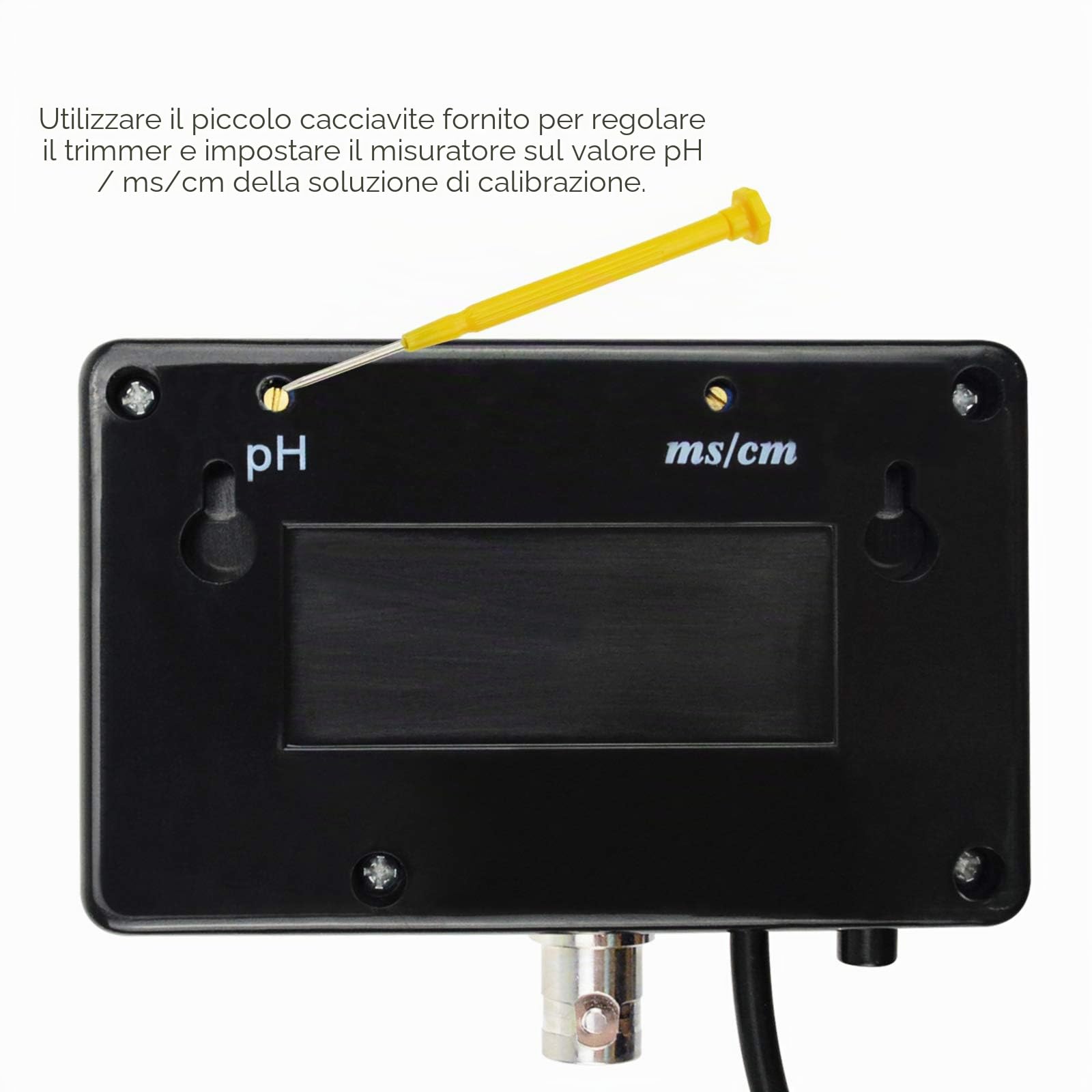 pH/EC Conducibilità Metro con ATC Acqua Qualità Tester 0.0-14.0pH / 0~19.99ms/cm Acquario, Hydroponics Strumento