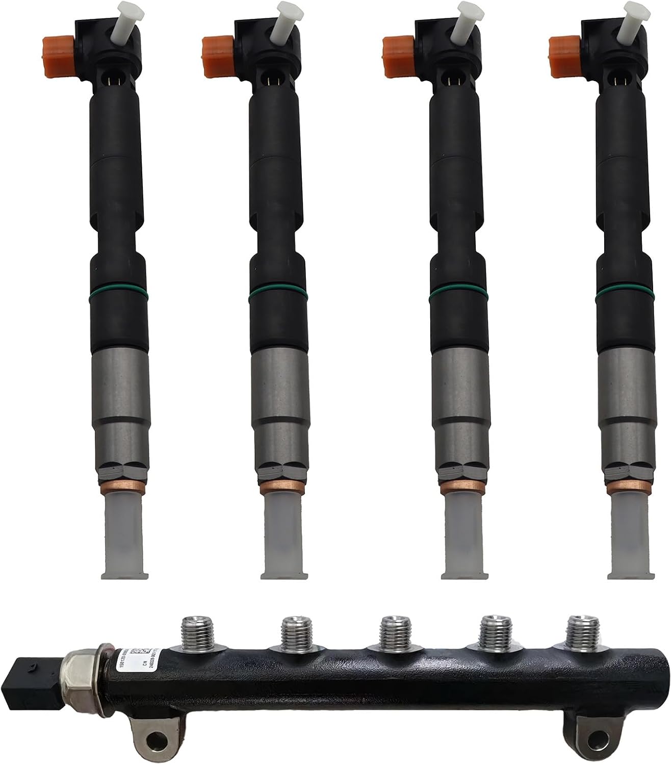 Fuel Common Rail&Fuel Injector KIT 7275454 28337917 28240435 7030409 150120-00062A For Delphi Doosan D24 Engines For Bobcat S450 S510 T450 T550 Skid Steers E32 E35 E42 Excavators
