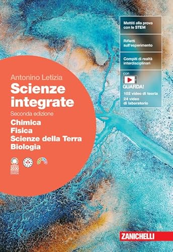 9788808199706 Scienze integrate. Chimica, Fisica, Scienze della Terra, Biologia. Per le Scuole superiori. Con espansione online