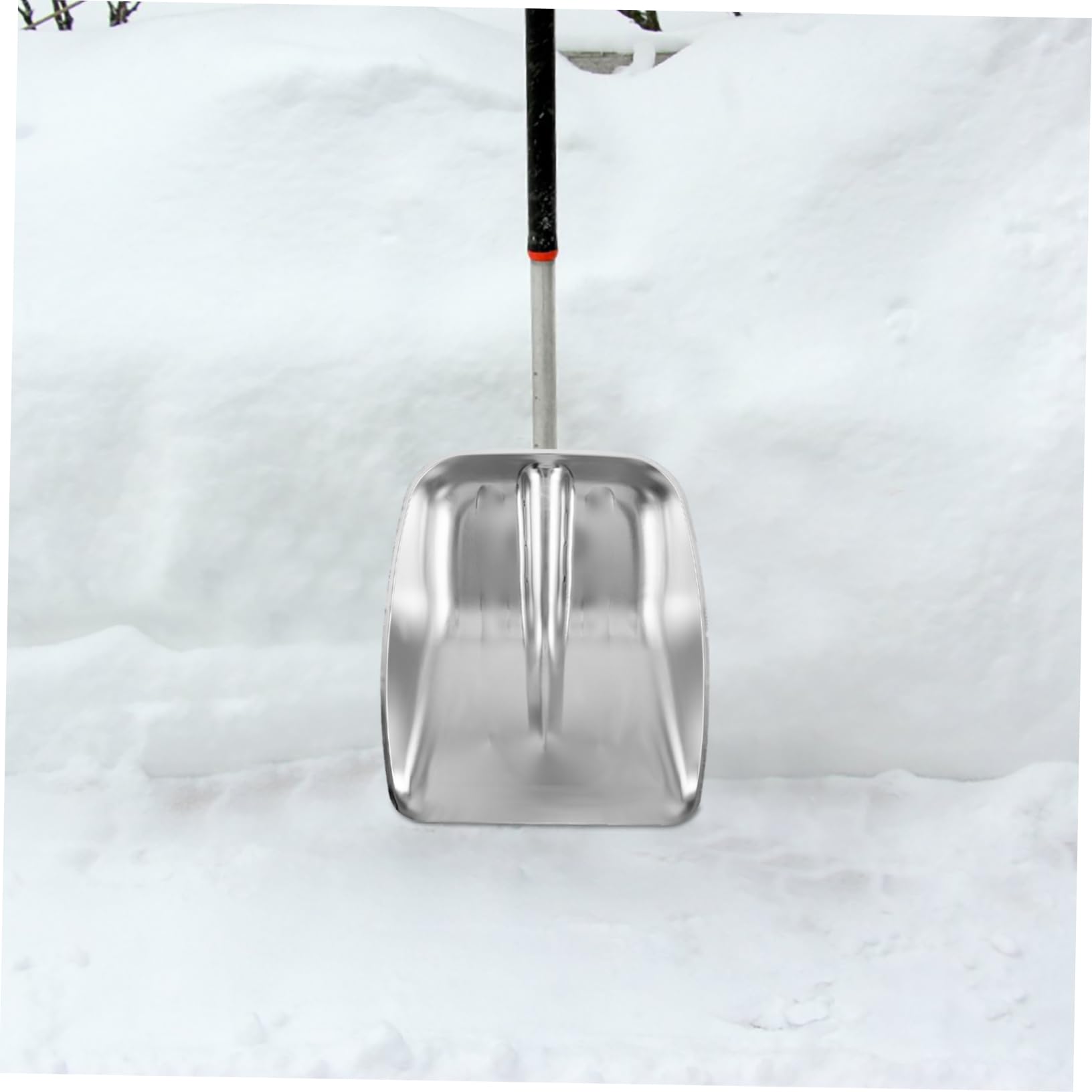 Alipis Testa della Pala da Neve in Acciaio Inossidabile Resistente Design Ergonomico per Pulizia Neve All'aperto e Gestione Cereali, Facile Installazione