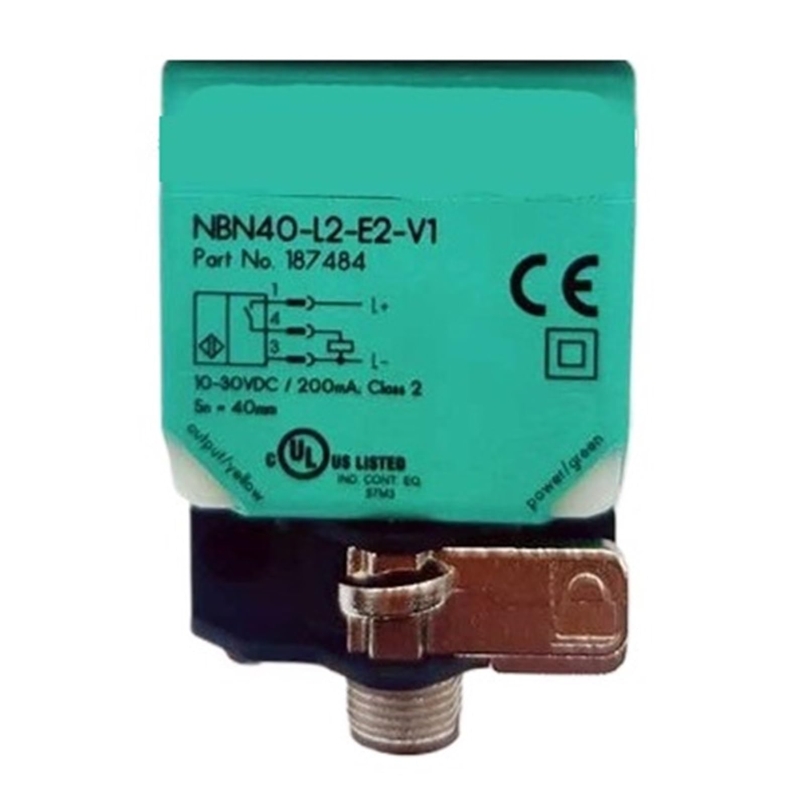 Capteur de proximité inductif NBN40-L2-A0-V1 à portée étendue 40mm