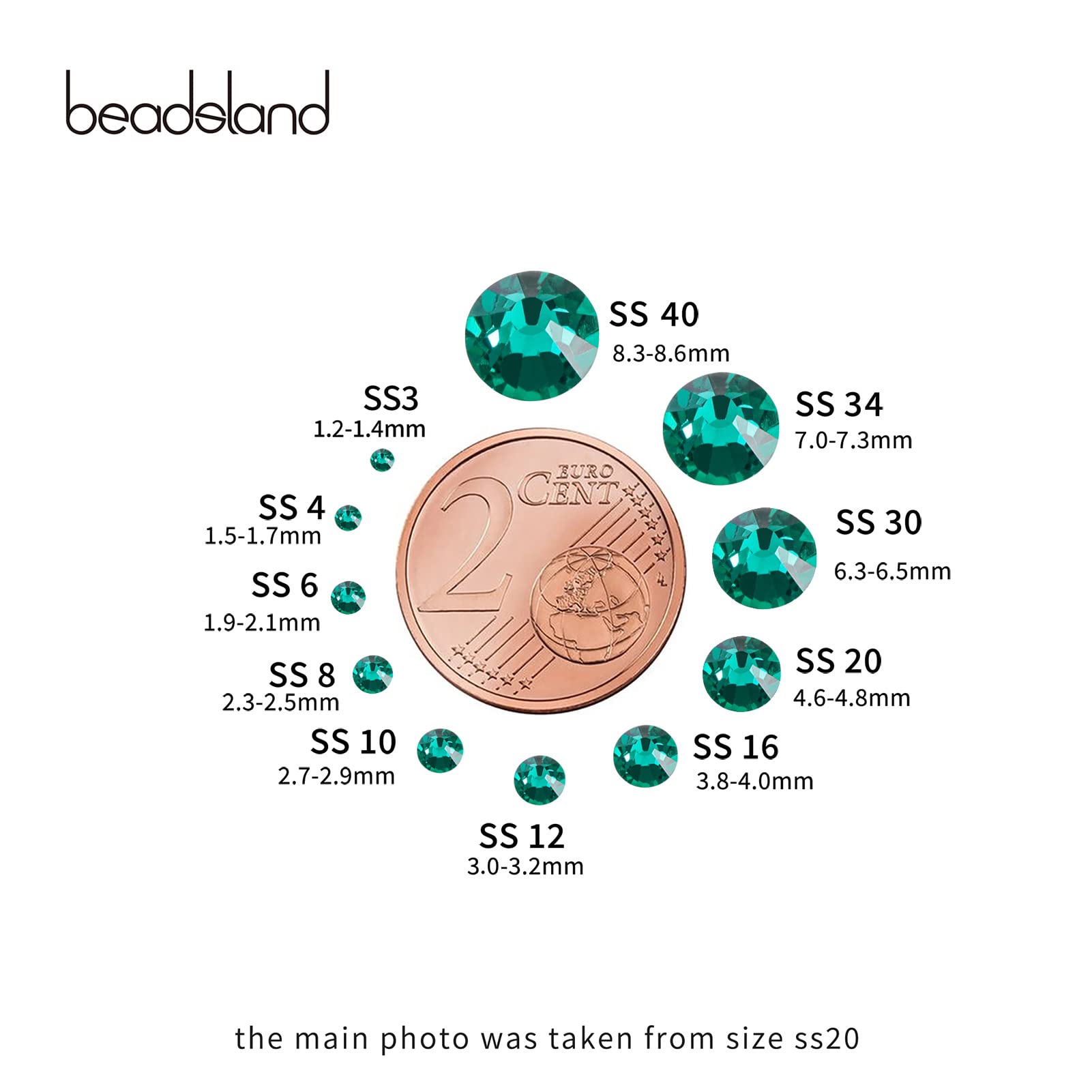 Acquista 3000 Pezzi 2 Mm Bianco Nero Strass Per Unghie Decorazione Per - Foto 3