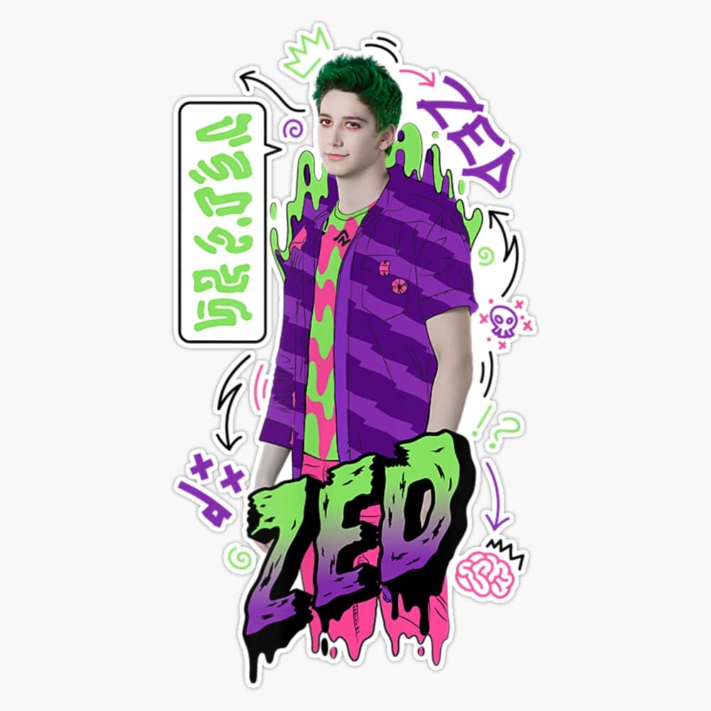 Amazon.com: Zombies 2 Zombie Zed Sticker Bumper Sticker Vinyl