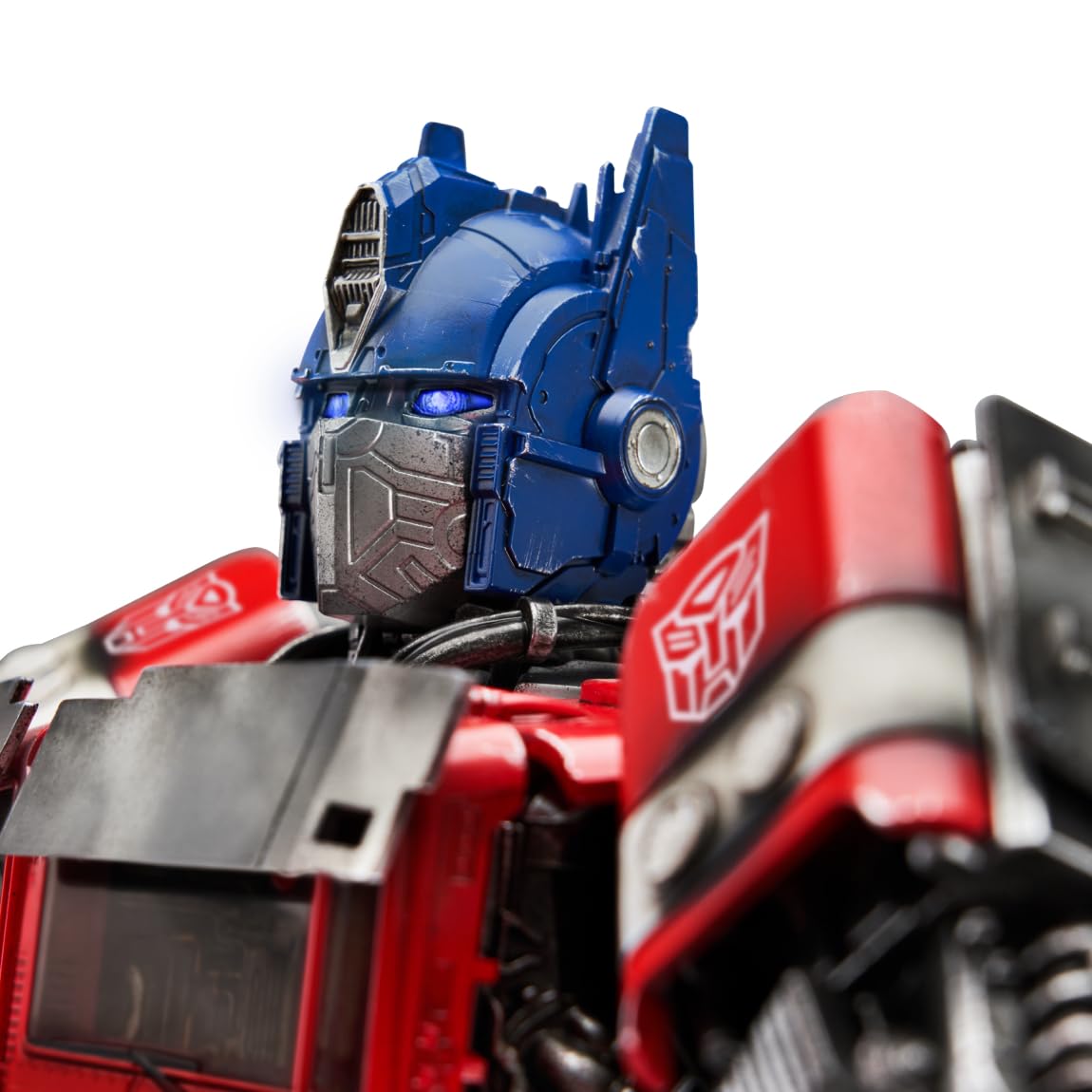Robosen Robot Optimus Prime - Ascesa delle Bestie Edizione Limitata: 21 motori servo, voce esclusiva di Peter Cullen, interattivo con app, azioni aeree, sogno per collezionisti.