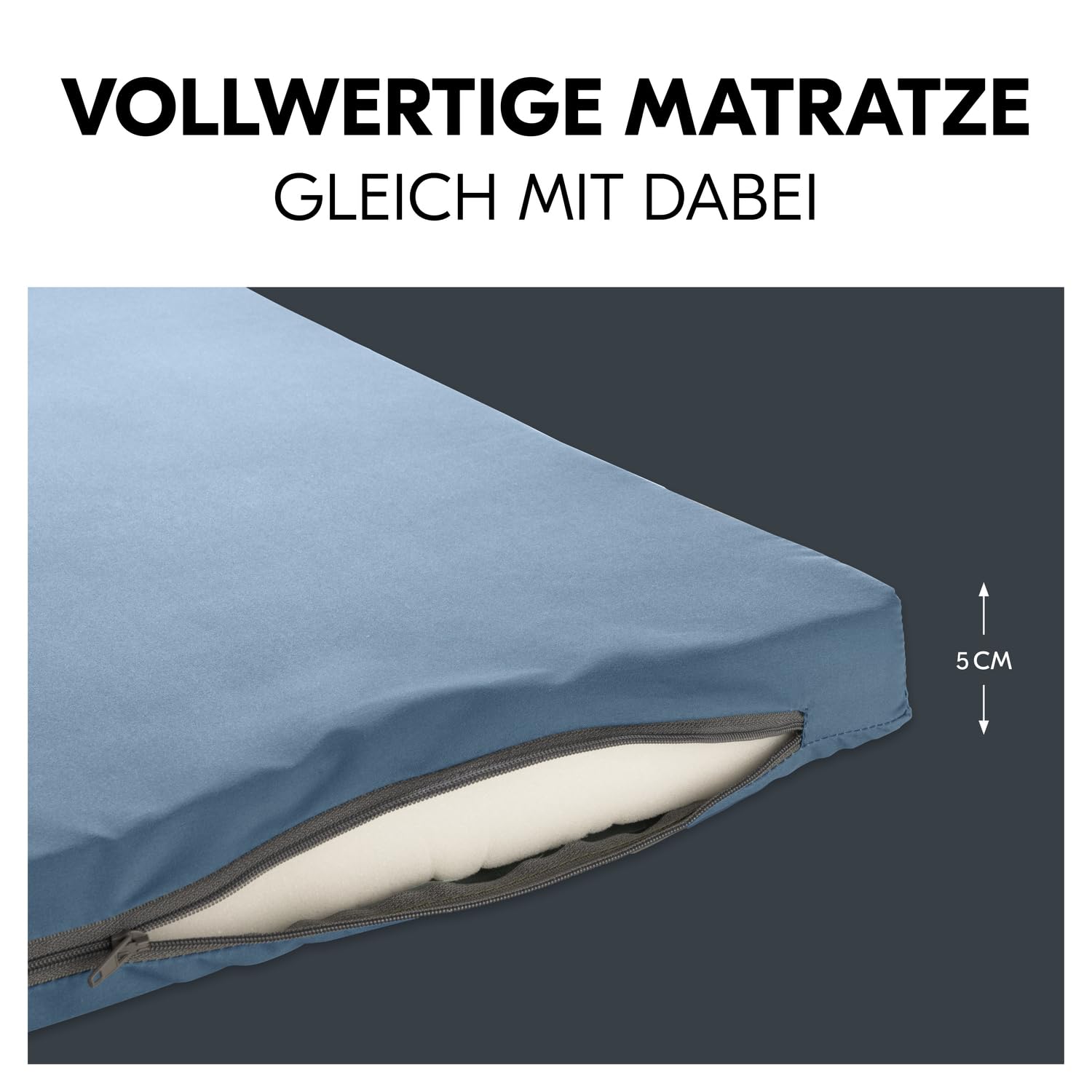 Hauck Quadratischer Reise Laufstall mit Matratze Sleep N Play SQ Dark Blue | Klein zusammenklappbar mit Tragetasche & XL Spielöffnung ab Geburt bis 15 kg / 3 jahre, 2in1 Laufgitter & Reisebett