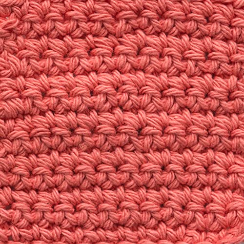 Image of Lily Sugar'n Cream 100% Cotton Yarn 6-Pack Bundle with Bella's Crafts Stitch Markers (Sunset)
