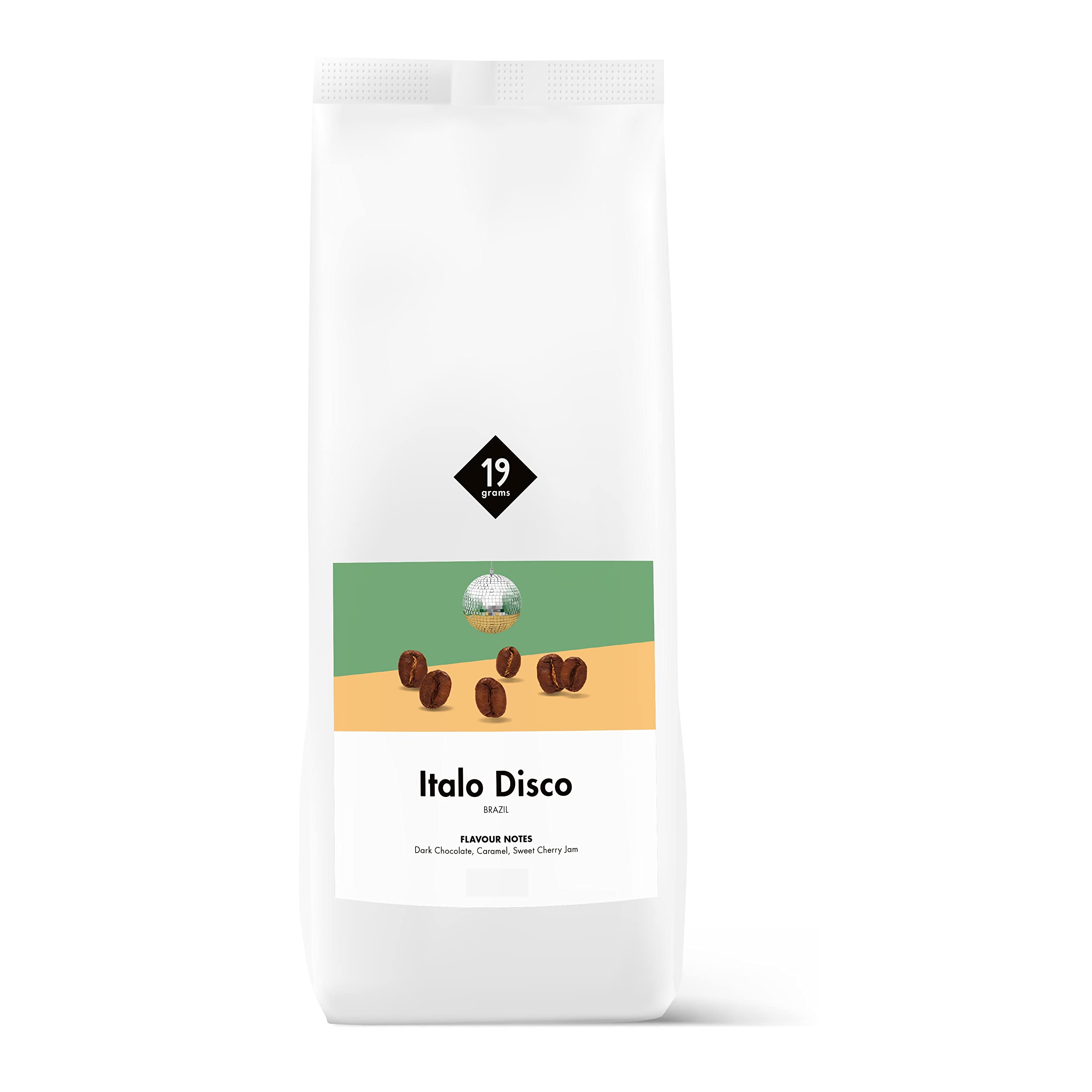 Italo Disco Espresso |1kg ganze Bohne | fair und nachhaltig | frisch geröstet | 100% Arabica Kaffeebohnen | specialty coffee | 19grams Kaffeerösterei