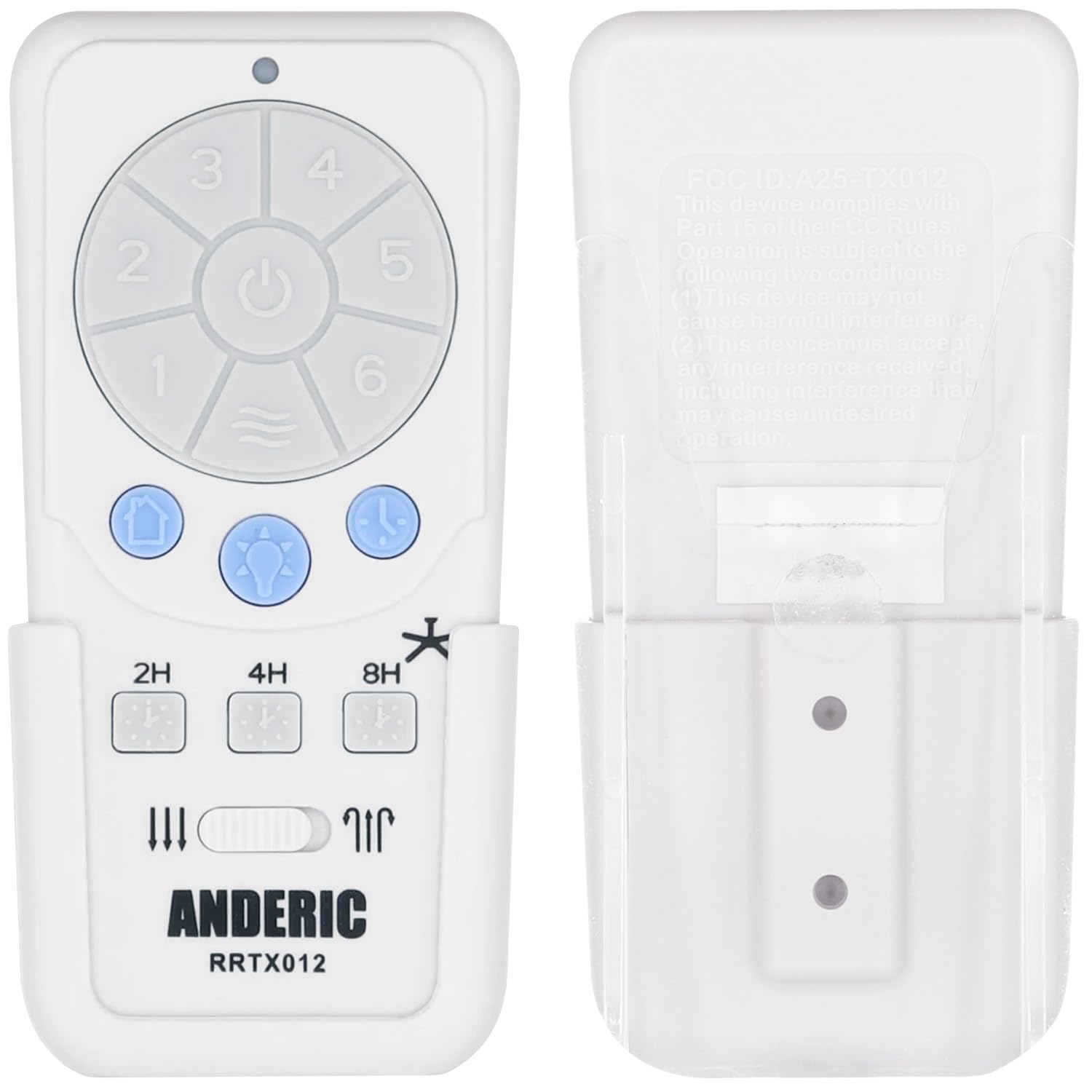 Amazon.com: Anderic RRTX012 Replacement Ceiling Fan Remote Control