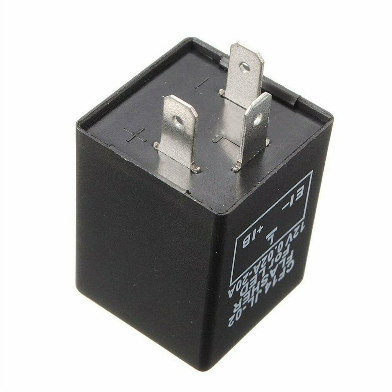 Piezas electrónicas Relé indicador LED CF14 independiente de carga 12V 3 pines intermitente relé de automóvil intermitente 29x29cm 1 Uds