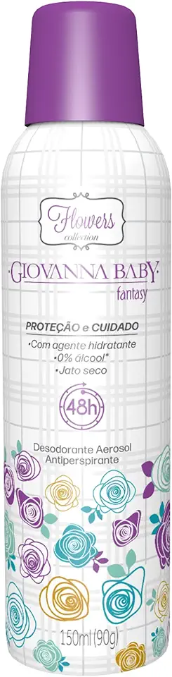 GIOVANNA BABY Desodorante Aerossol 150Ml Fantasy Feminino Giovanna Baby