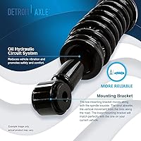 Vista 718 de Detroit Axle - Kit de suspensión delantera de 10 piezas para Chevy Aveo Aveo5 Pontiac G3 Wave 2 Ready Struts Assembly 2 Enlaces de barra