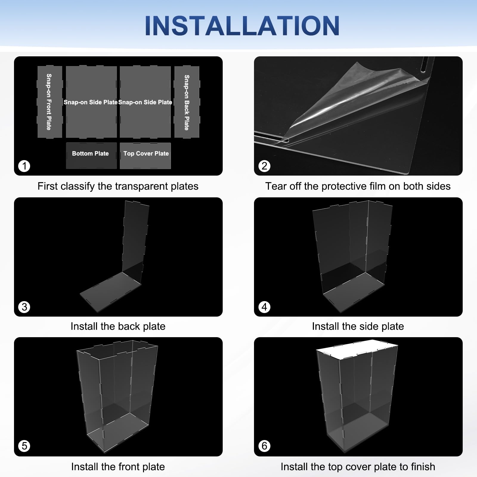M METERXITY 1-Pack Acrylic Display Case - Image 4