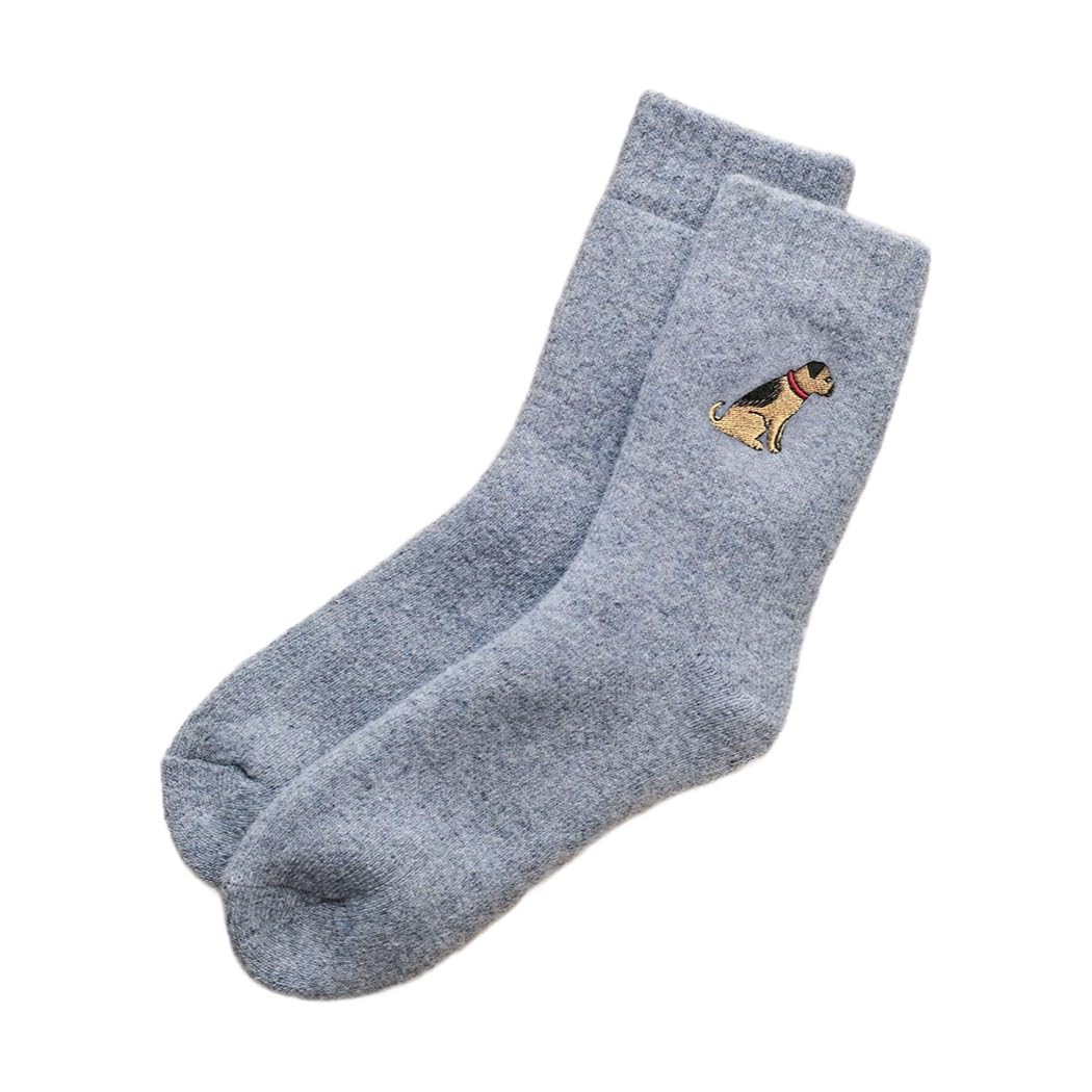 Border Terrier Dog Walking Socks