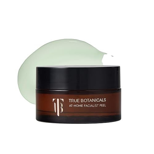 True Botanicals - Exfoliante facial natural en casa (mascarilla exfoliante)  Sin crueldad, no tóxico, belleza limpia (1 fl oz  1.0 fl oz)
