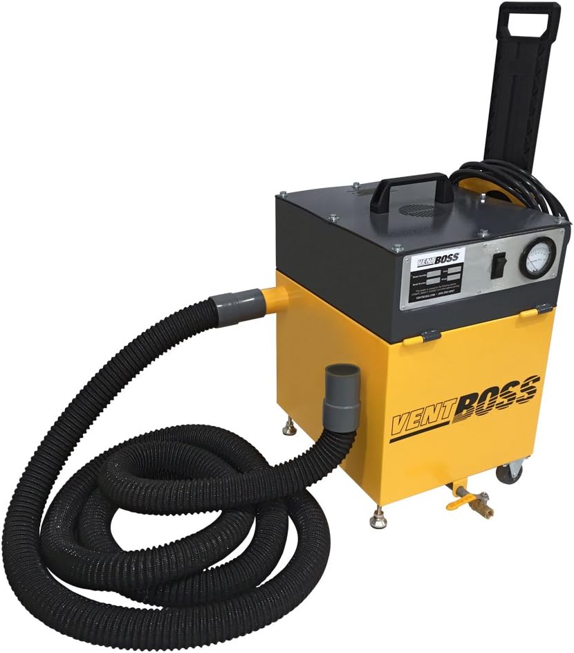 150 cfm VentBoss® S130/G130 Portable Weld Fume Extractor w/ 2" x 16' hose, 1,500 hr. blower