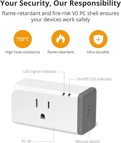 Miniatura 2 de SONOFF Enchufe inteligente Zigbee con certificado ETL, toma inteligente S31 Lite de 15 A, repetidor Zigbee, funciona con SmartThings y Tienda Echo