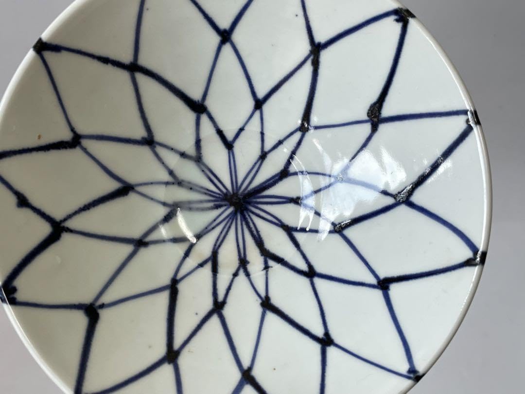 作家物 陶芸家 加藤静允 染付 網代文様 網文様 茶碗 深皿 初期伊万里 写 Amazon.co.jp: 作家物 陶芸家 加藤静允 染付 網代文様 網文様