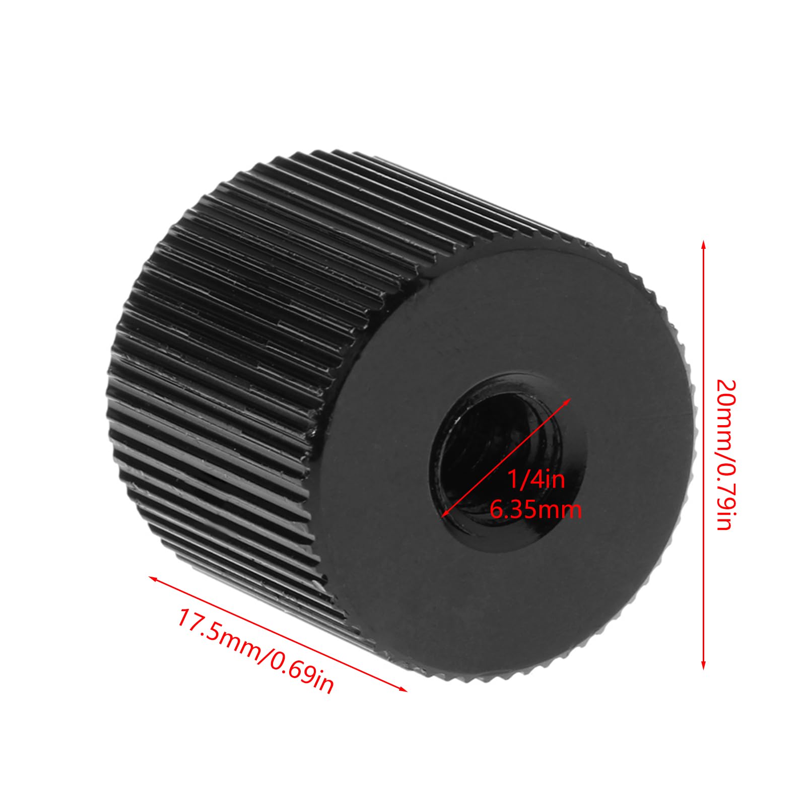 DIIOOMIEEU 1/4" Female to 1/4" Female Convert Screw Adapter for Monopod & Tripod