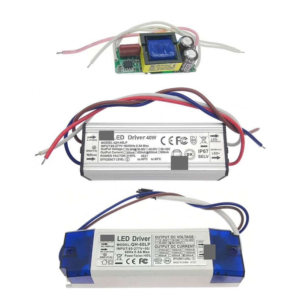 LED Driver 600mA Constant Current High PF 3W 10W 20W 30W 40W 50W 60W 1-2x3w 3-10x3w 10-18x3w 18-30x3w Lamp Lighting Power Supply(IP67-3-10x3W-DC9-34V)
