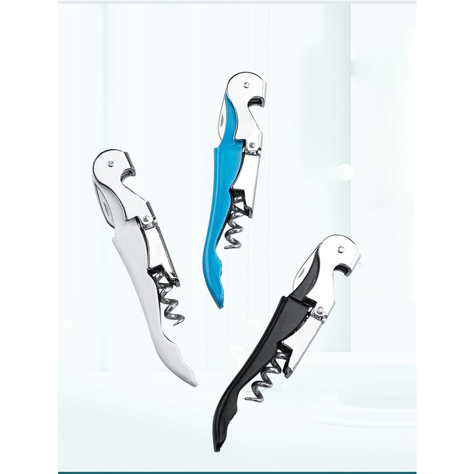 Wine Bottle Opener, Corkscrew (White 20 Pieces) - Image 2