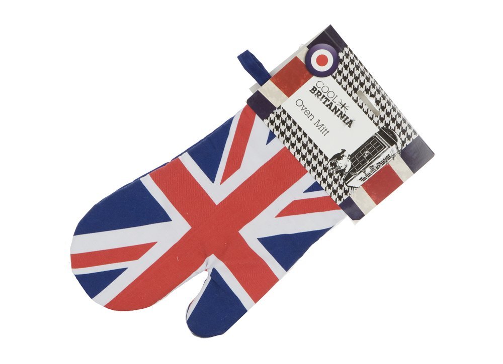 Cool Britannia Brown Union Jack Oven Mitt
