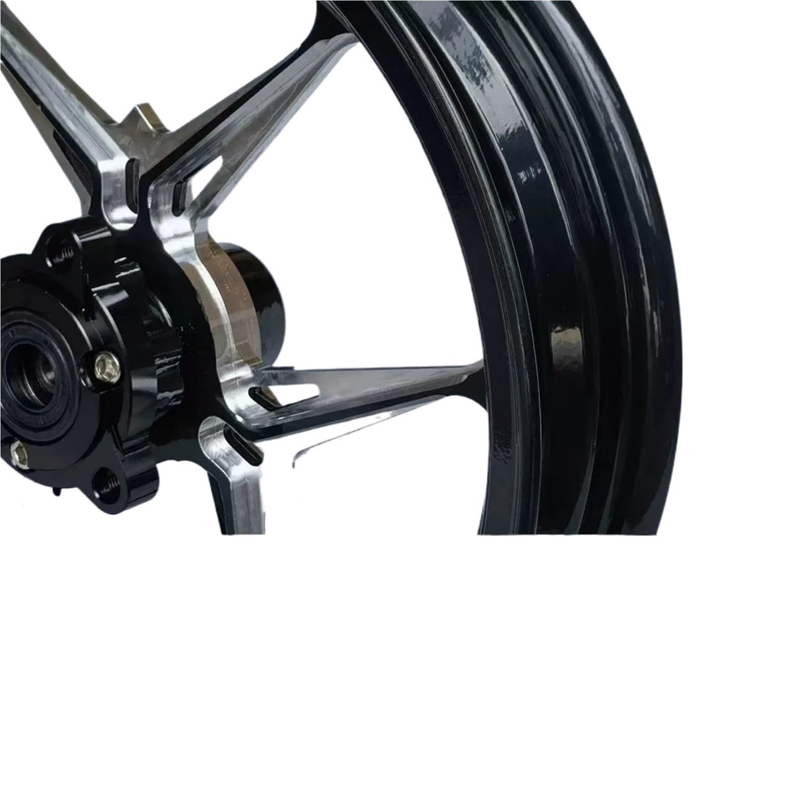 Piasta Uniwersalny 10 * 2.15J e-skuter motocykl CNC aluminiowa piasta felgi przednie koła 70mm skok Obręcz Przedniego Koła(12 inch Blue)