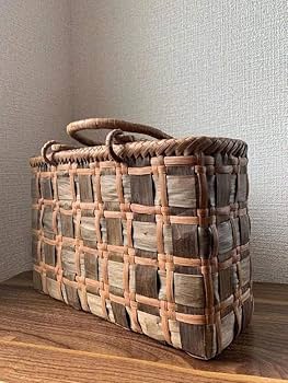 かごバッグ 山葡萄 胡桃 楽天市場】胡桃と山葡萄 胡桃かごバッグ、山葡萄かごバッグ