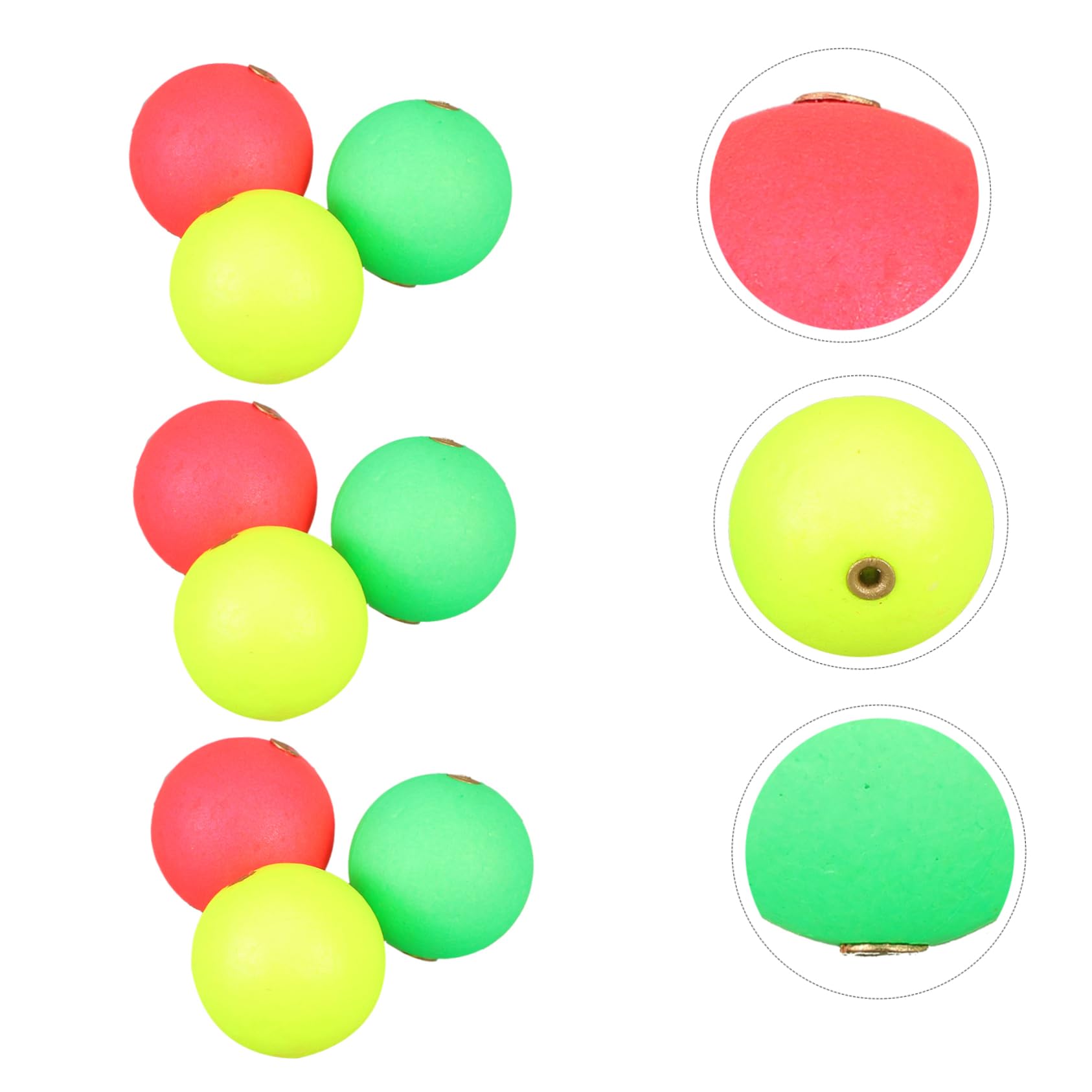 YARNOW Flotador de Pesca flotadores de Espuma Pesca de Espuma pequeña Volar Mini bocina de Aire Pelota Flotar Aparejos de Pesca de Espuma Herramienta de Pesca artículos de Pesca