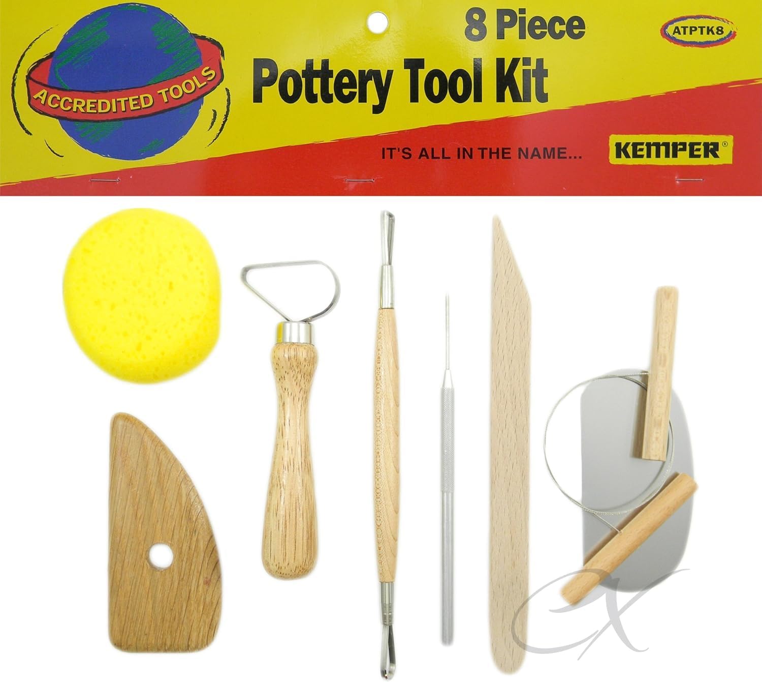 Pottery Tool Kit: The Original 8-Piece Pottery Tool Set