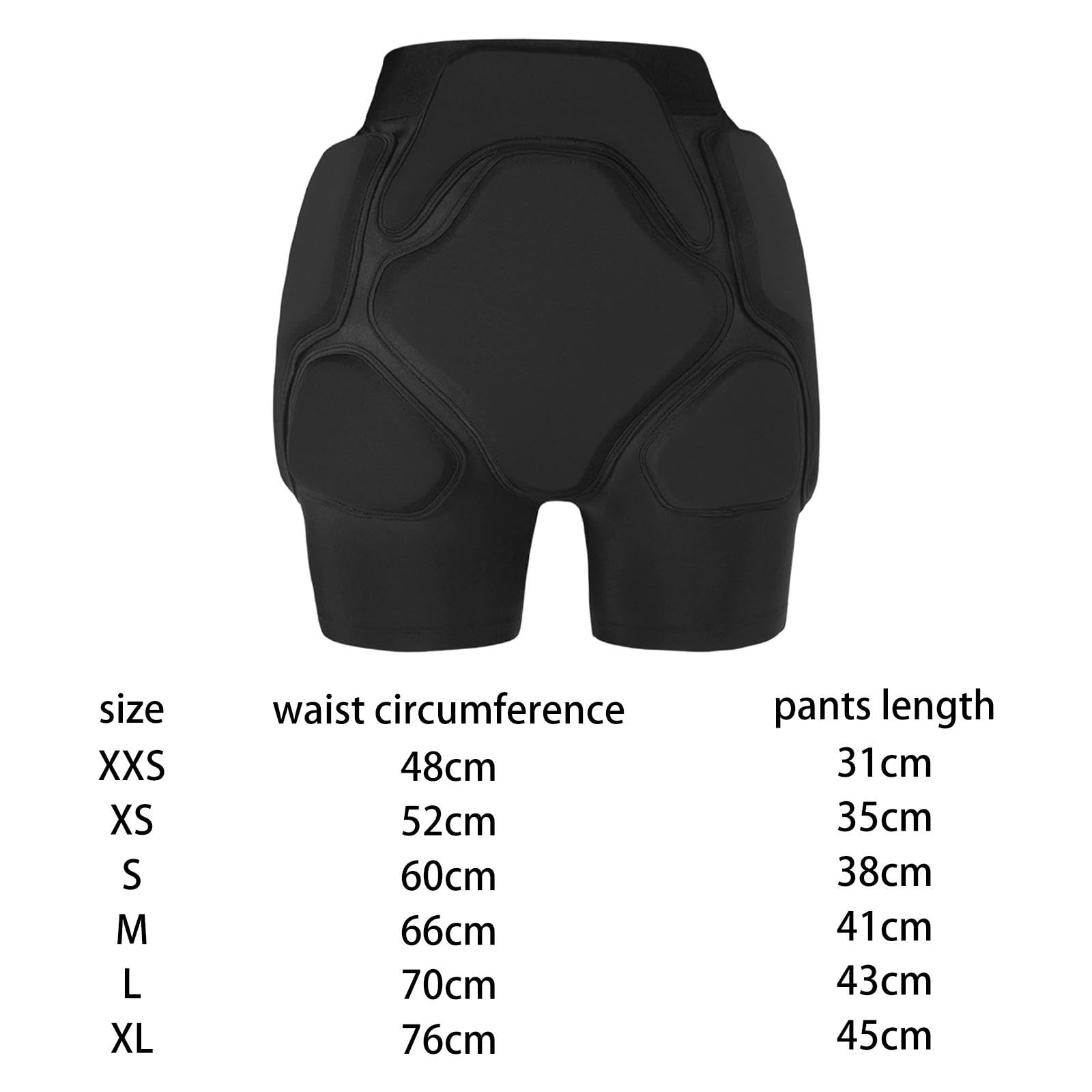 Short rembourré avec protection des hanches, résistant aux chocs et aux chocs, vêtements de sport, pour roller et ski