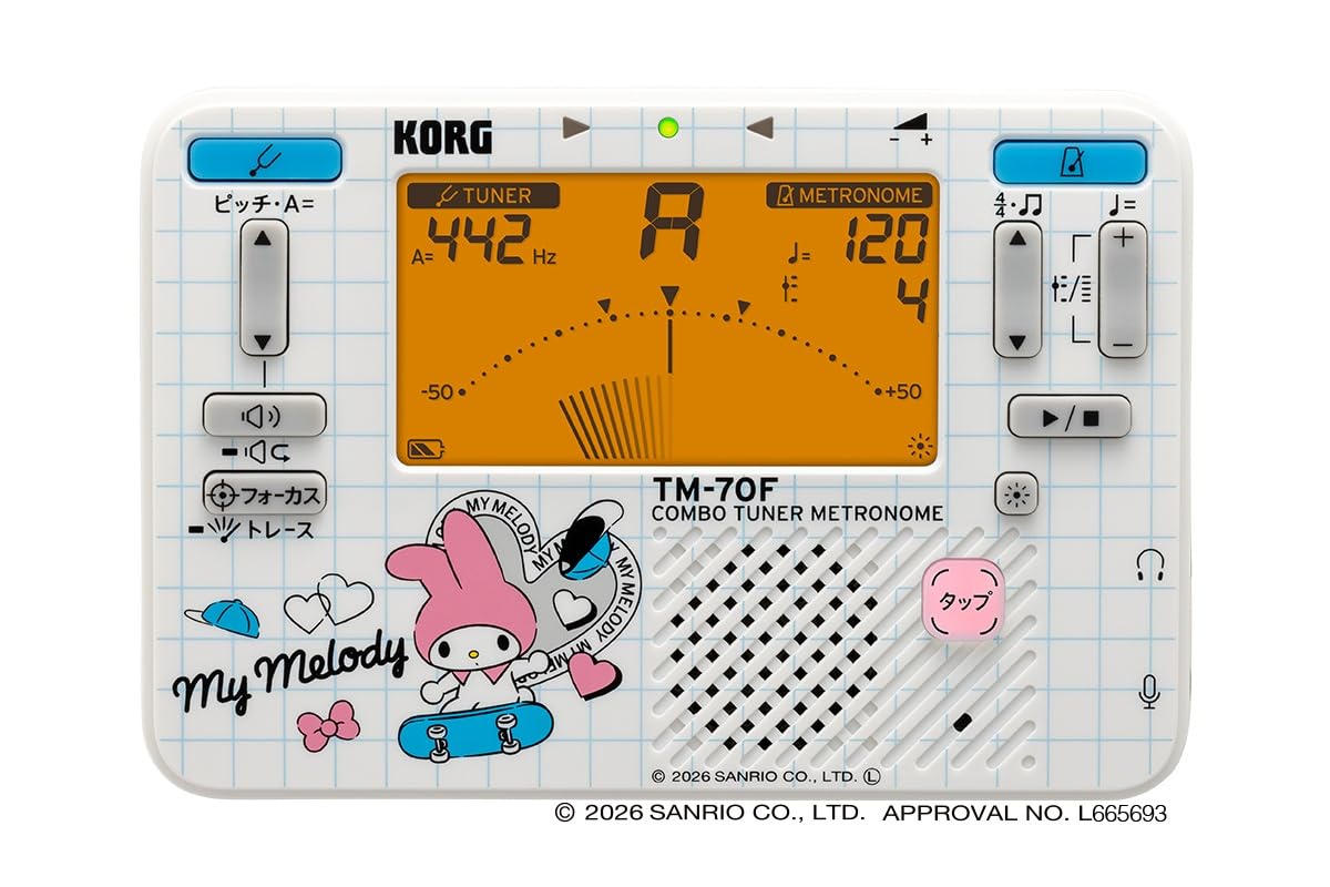 Amazon | KORG(コルグ) チューナー メトロノーム TM-70C マイメロディ