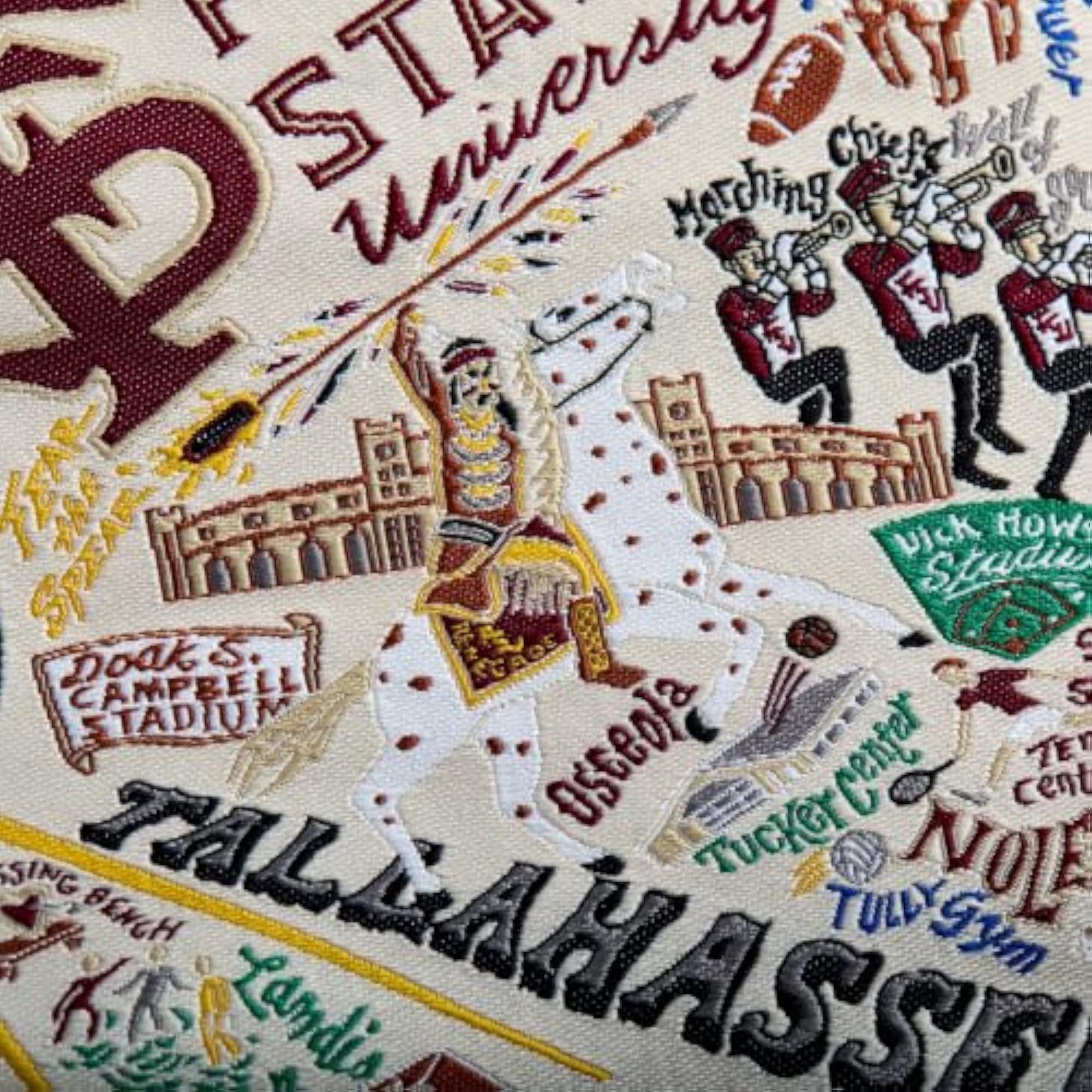 Florida State University Zipper Pouch, Collegiate Design
