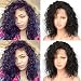 Eiake Hair Glueless Water Wave Short Lace Front Human Hair Wigs for Women Water Wavy Bob Lace Front Wigs with baby hair Pre Plucked Wavy Lace Wigs Short Bob Cut Wigs