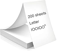Vista 8 de 200 páginas, papel de impresora térmica 8.5x11, carta, plegado, continuo, perforado, 3 pruebas, libre de BPS libre de BPA. Para IOOIOO, Peripage