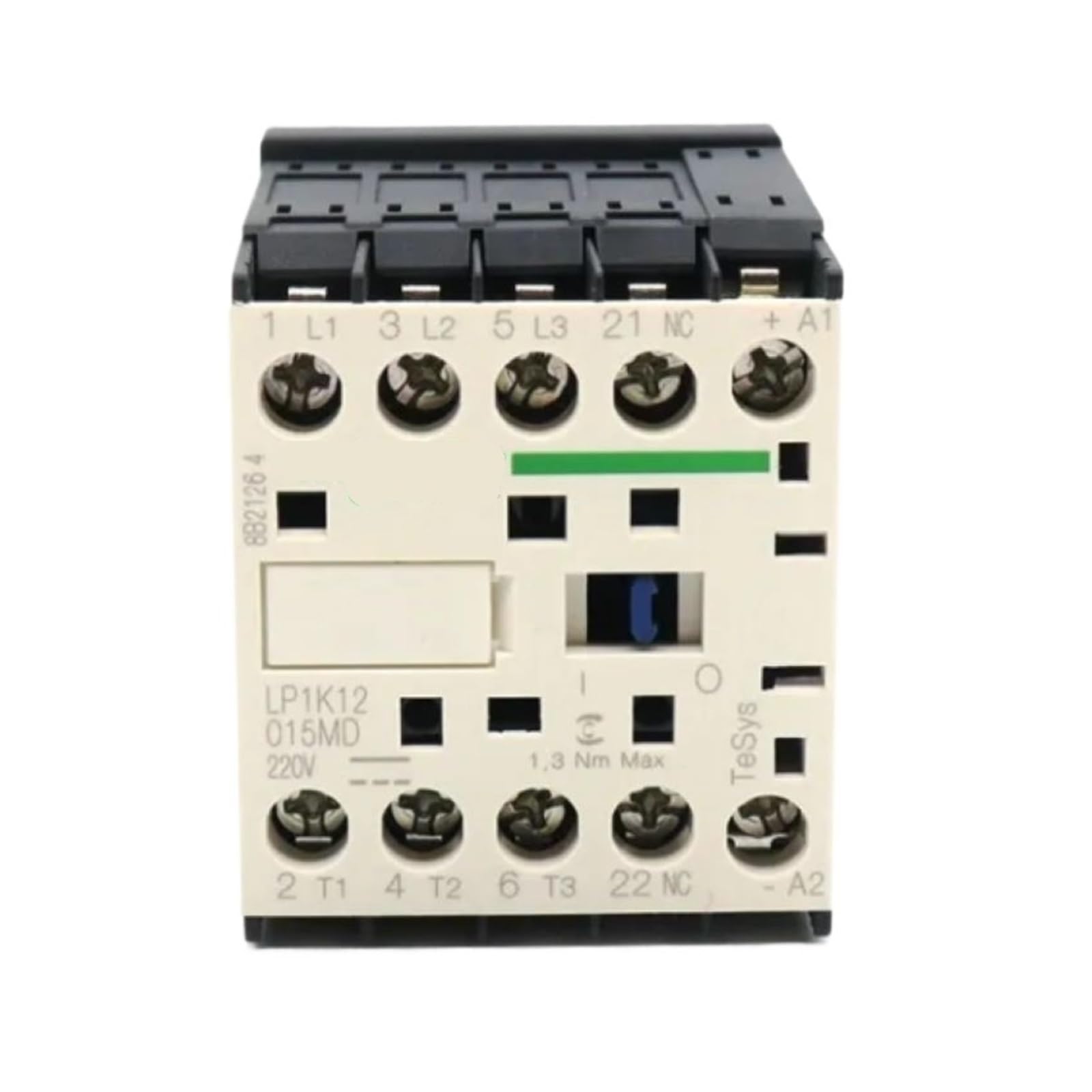 Contacteur LP1K12015MD 3P 12A pour sécuriser l'inversion de marche moteur triphasé 440V