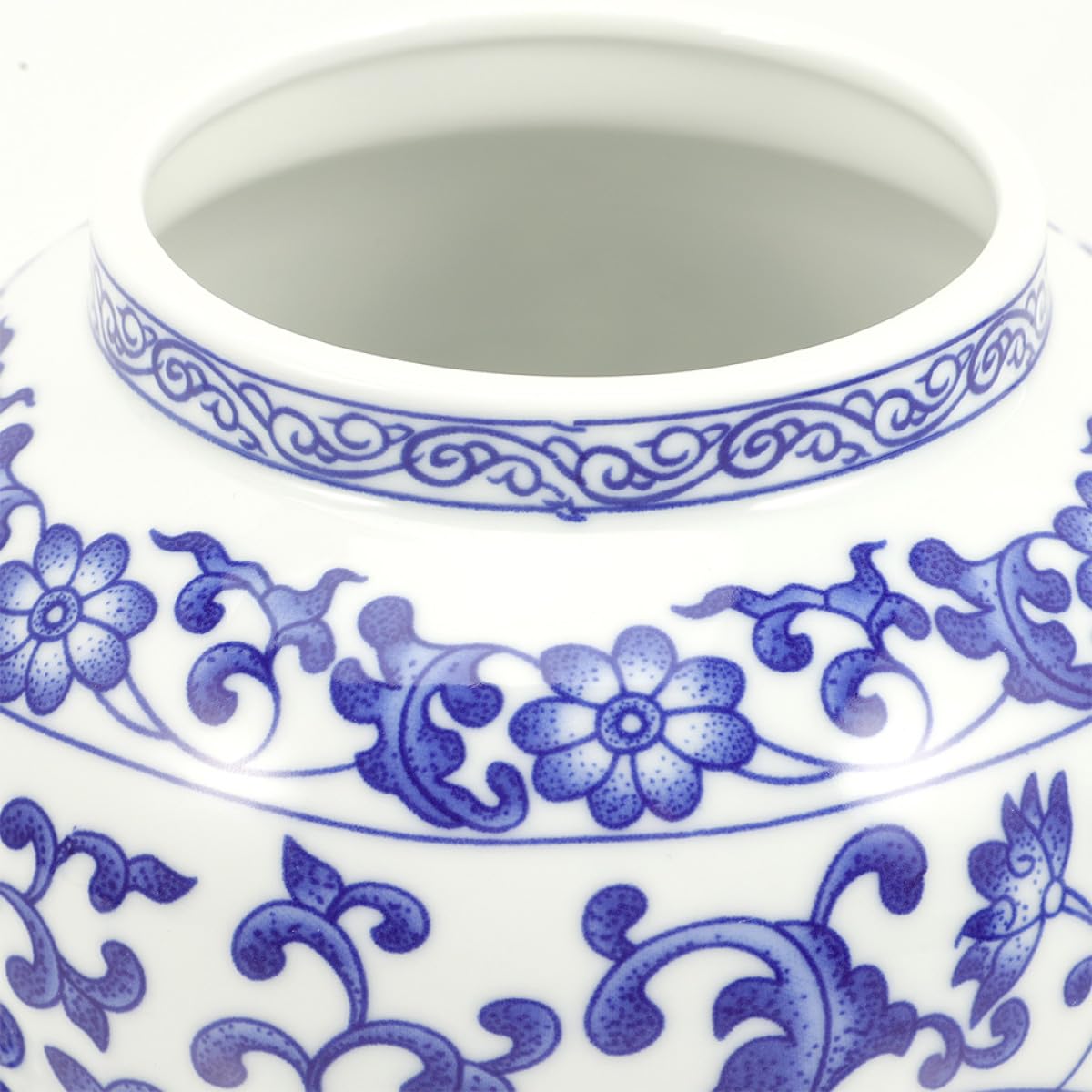 CRAFTHROU Bote de Té Suelto de Cerámica 1300ml Cierre Hermético para Cocina | Estilo Retro y Simple, Apto para Hojas y Snacks de Fruta Seca, Uso en Escritorio o Cocina