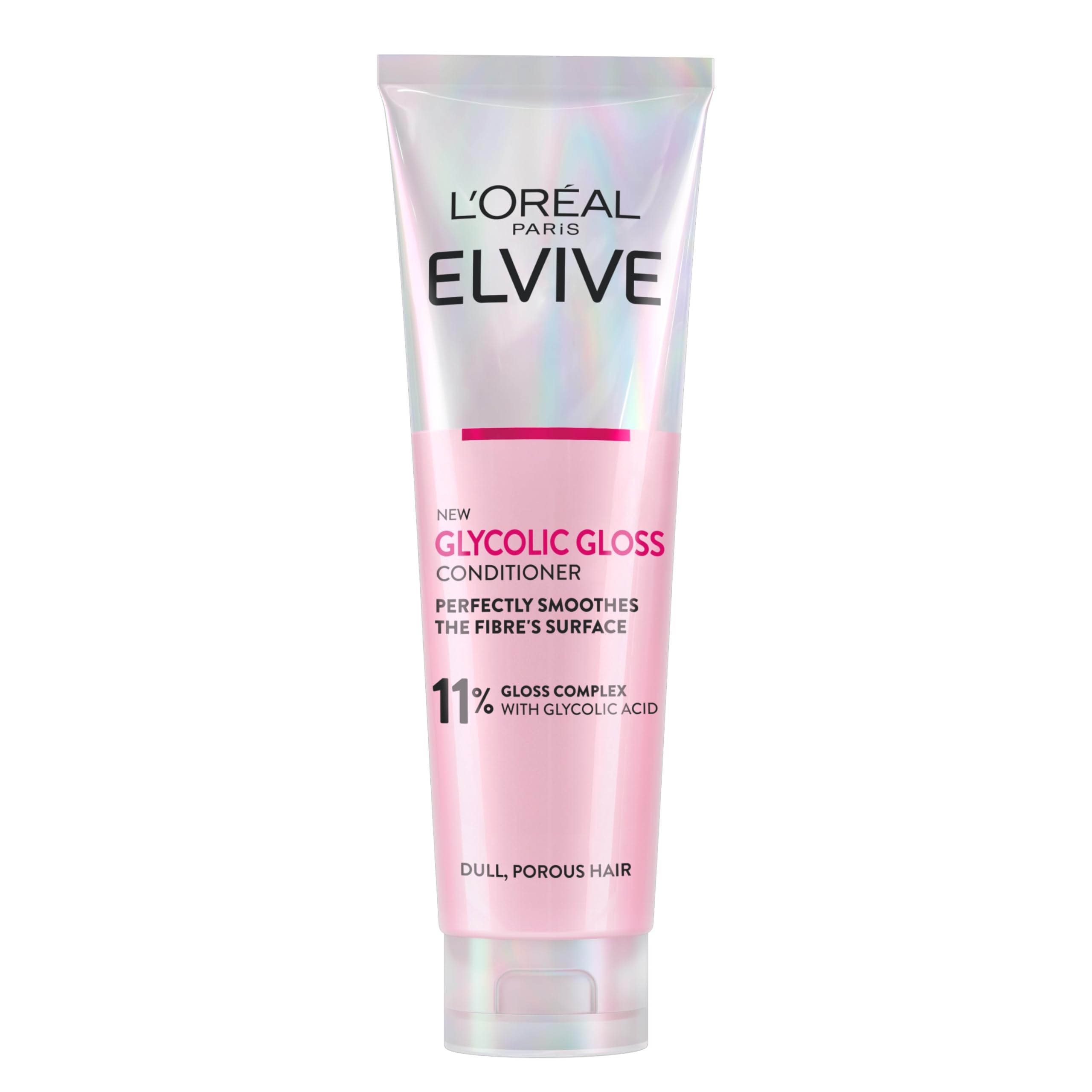 L'Oreal ParisElvive Glycolic Gloss Conditioner, With Gloss Complex and Glycolic Acid, Fills and Seals Hair Fibres, For Long-lasting, Smooth and Shiny Hair, Ideal for Dull Hair, 150ml