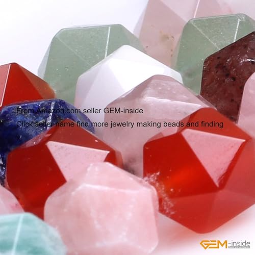 Miniatura 4 de Gema interior AAA de 0.236 in natural facetado ópalo rosa Cambay piedras preciosas para hacer joyas sueltas hilo 15 pulgadas