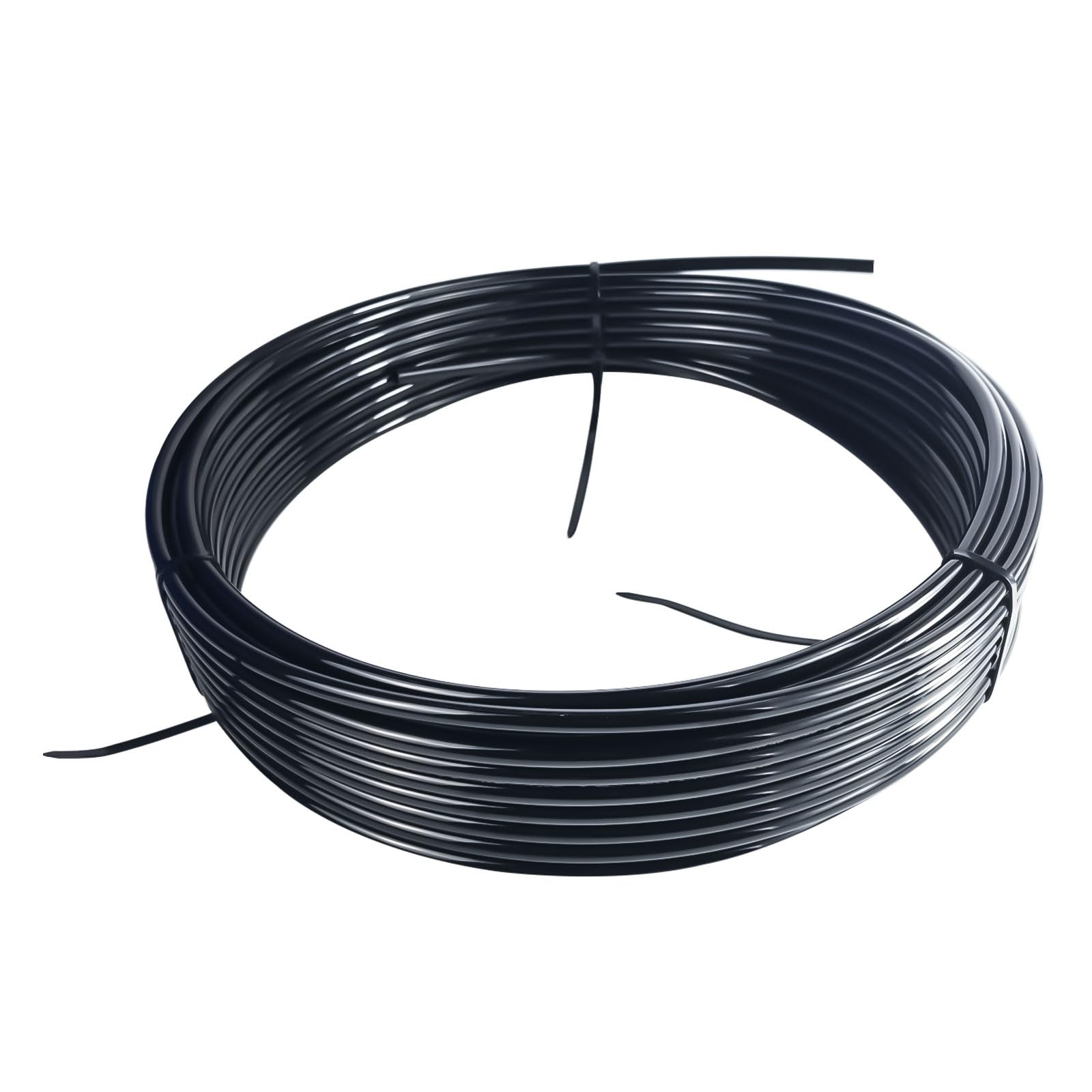 1/2" Black Nylon Air Line Tubing - 50 FT Air Hose, DOT Approved for Air Brake Tubing Suspension Or Fluid Transfer