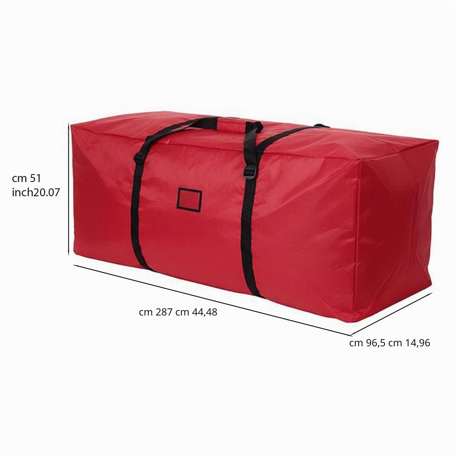 Holyart Alberi di Natale: Borsa porta albero di Natale per alberi 150-225 cm 115x40x50 cm