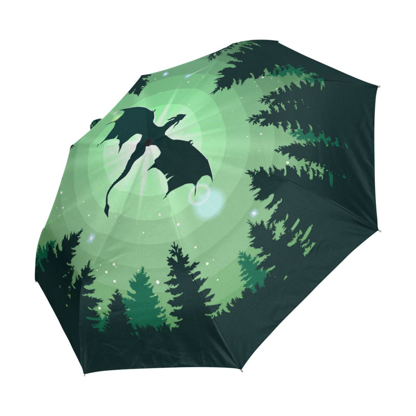 Automatic Umbrella One Touch Auto Open and Close Button Compact Travel Umbrella for Women Men Kid