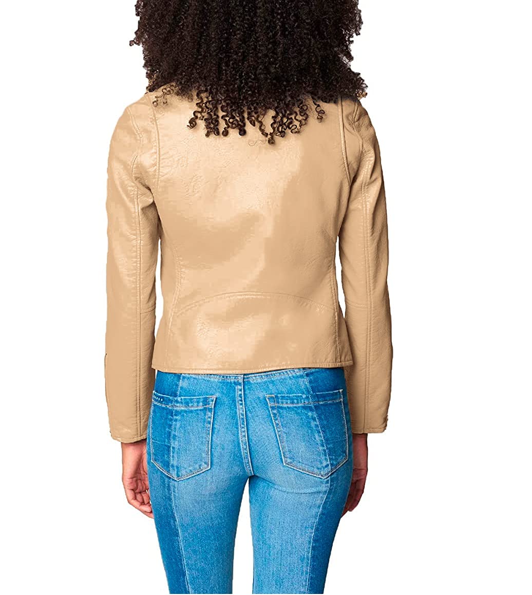 [BLANKNYC] Luxury Clothing Veste de Moto Semi-ajustée en Cuir Vegan Luxury Clothing Veste de Moto Semi-ajustée en Cuir Vegan Femme