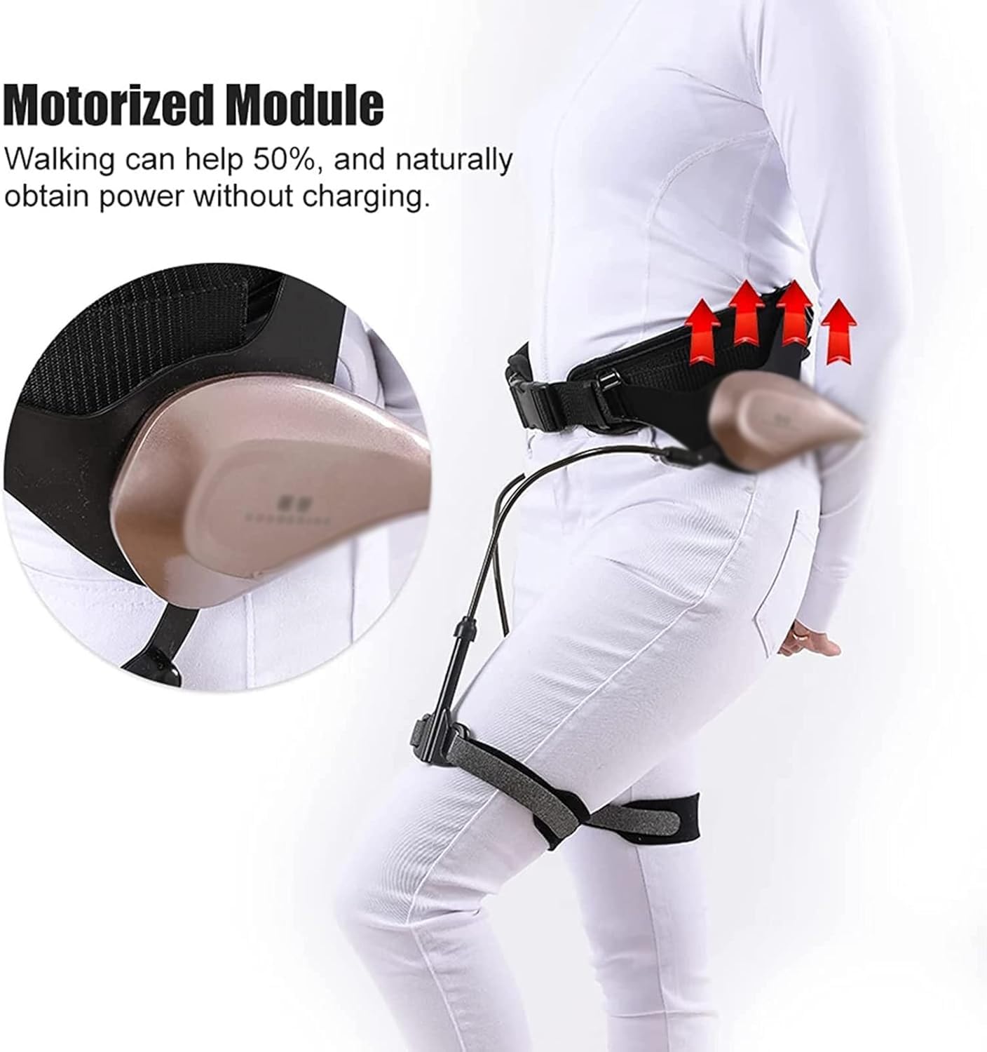 Andador para Adultos, Ayuda for Caminar Bionic Body Power Ayudas for Equipo de Entrenamiento for rehabilitación Miembros Inferiores for Accidentes cerebrovasculares Fácil Bloquear y soltar