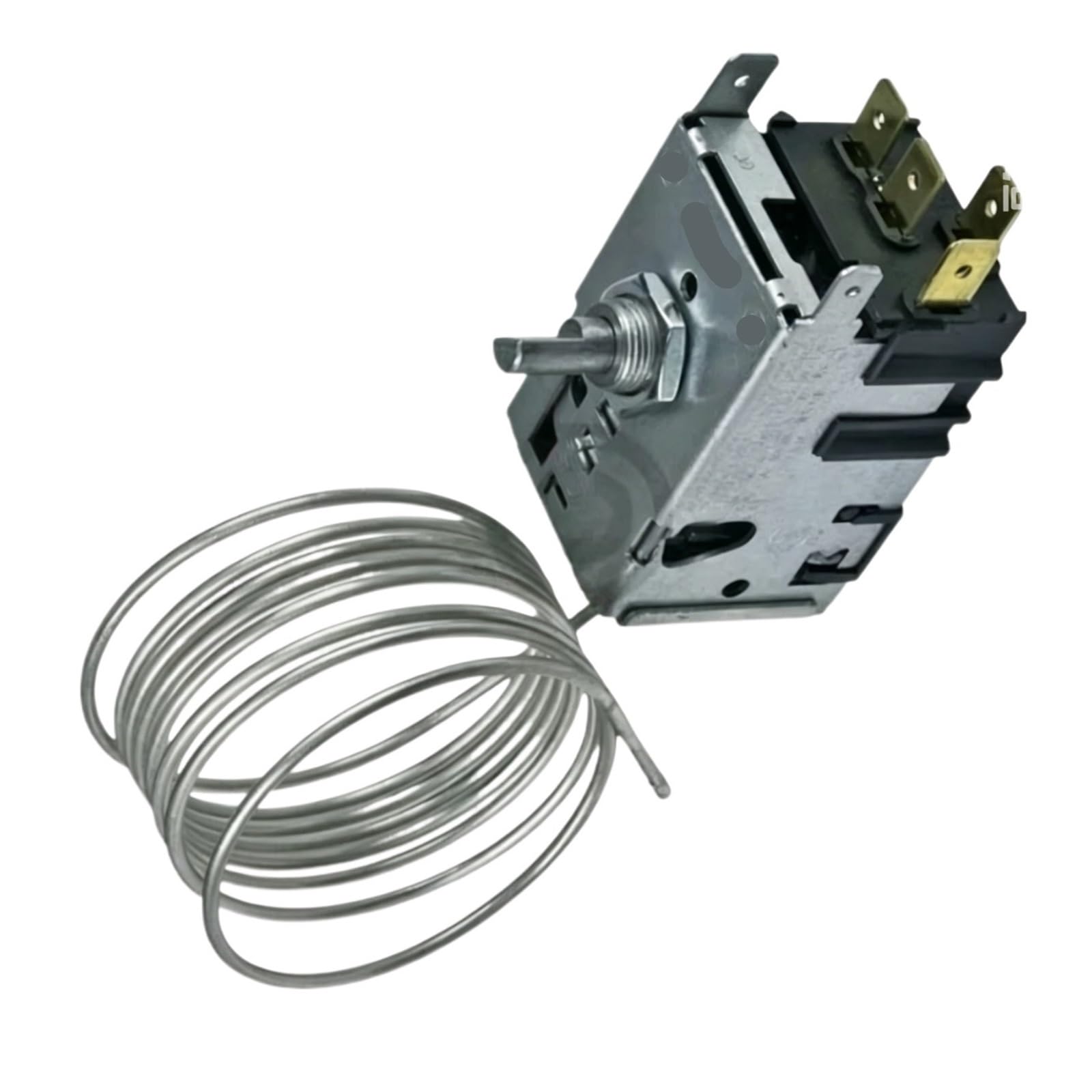 Termostato De Descongelación for Refrigerador, Compatible Con Danfoss, 077B6208, Termostato De Refrigerador De Cuatro Pines, Control De Temperatura, Calentador De Descongelación De 2 Piezas