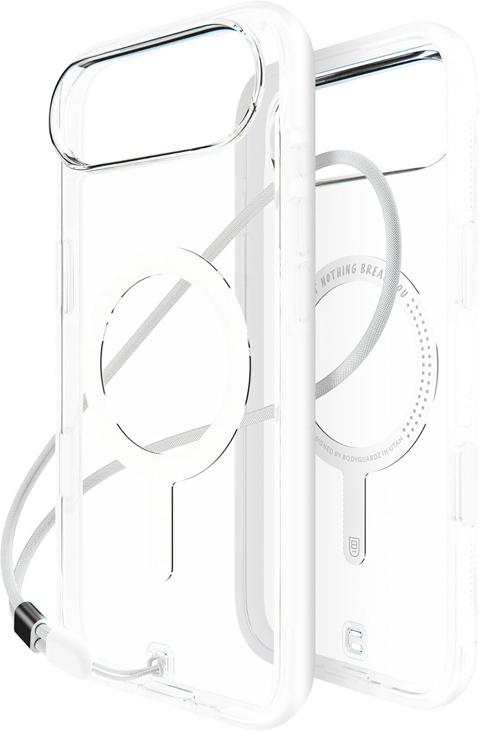 BodyGuardz Ace Pro Compatible with iPhone Air Case - Shockproof Cover with 18FT Drop Tested - Compatible with MagSafe - Wireless Charging - Responsive Buttons (Sky Blue)