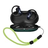 Suitable for 1MORE Fit SE S30 All-Round Protective Cover, Headphone Charging Cover, Scratch Resistant Cover, 360 ° Earthquake Resistant, Waterproof and Drop Resistant (Dark Night Green+Green Rope)