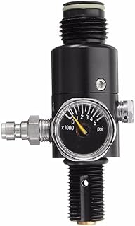 IORMAN Universal 4500PSI Paintball Air Tank Regulator & Valve Guage (M18 Thread / 800PSI Output)